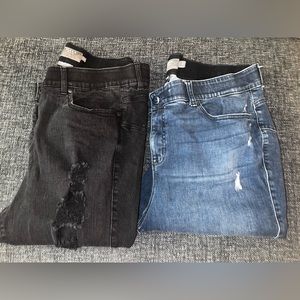 Torrid skinny jeans size 22 Lot of 2